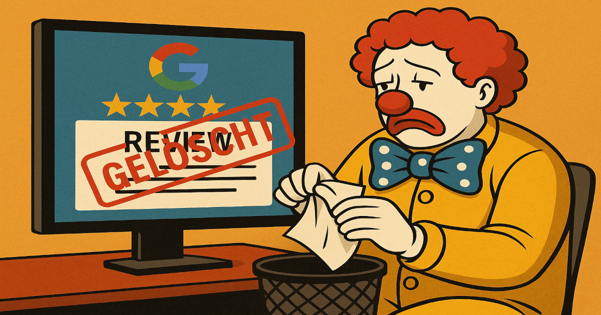 Google Rezension gelöscht?