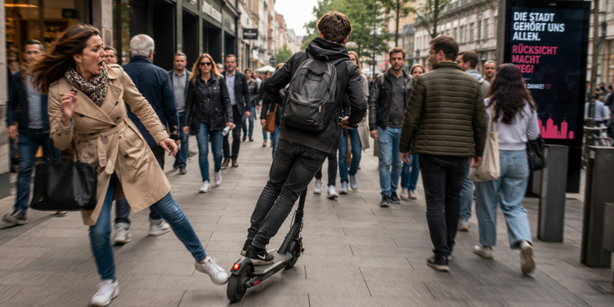 E-Scooter Sittenverfall