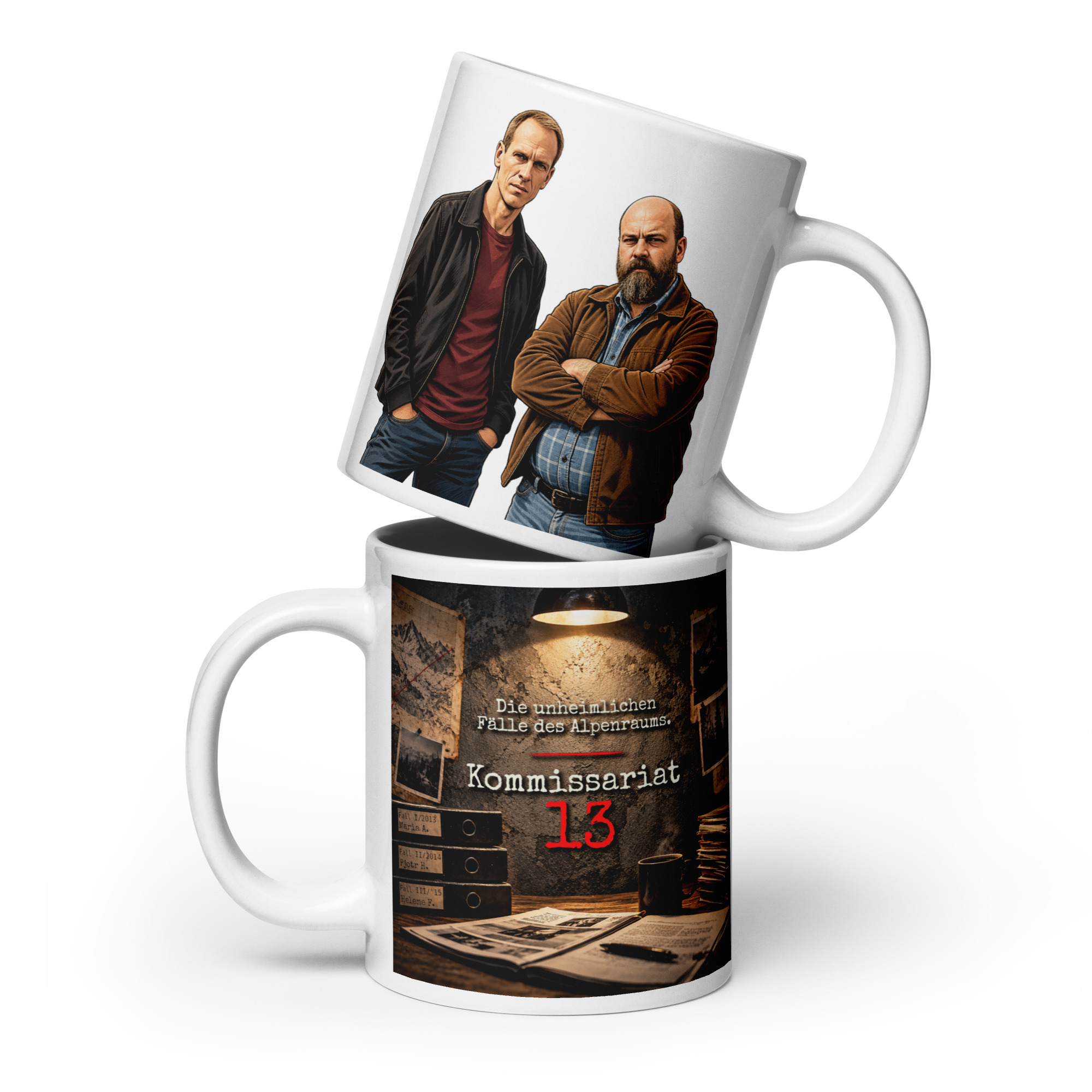 K13-Tasse mit Lars und Alex (Motiv 1), groß