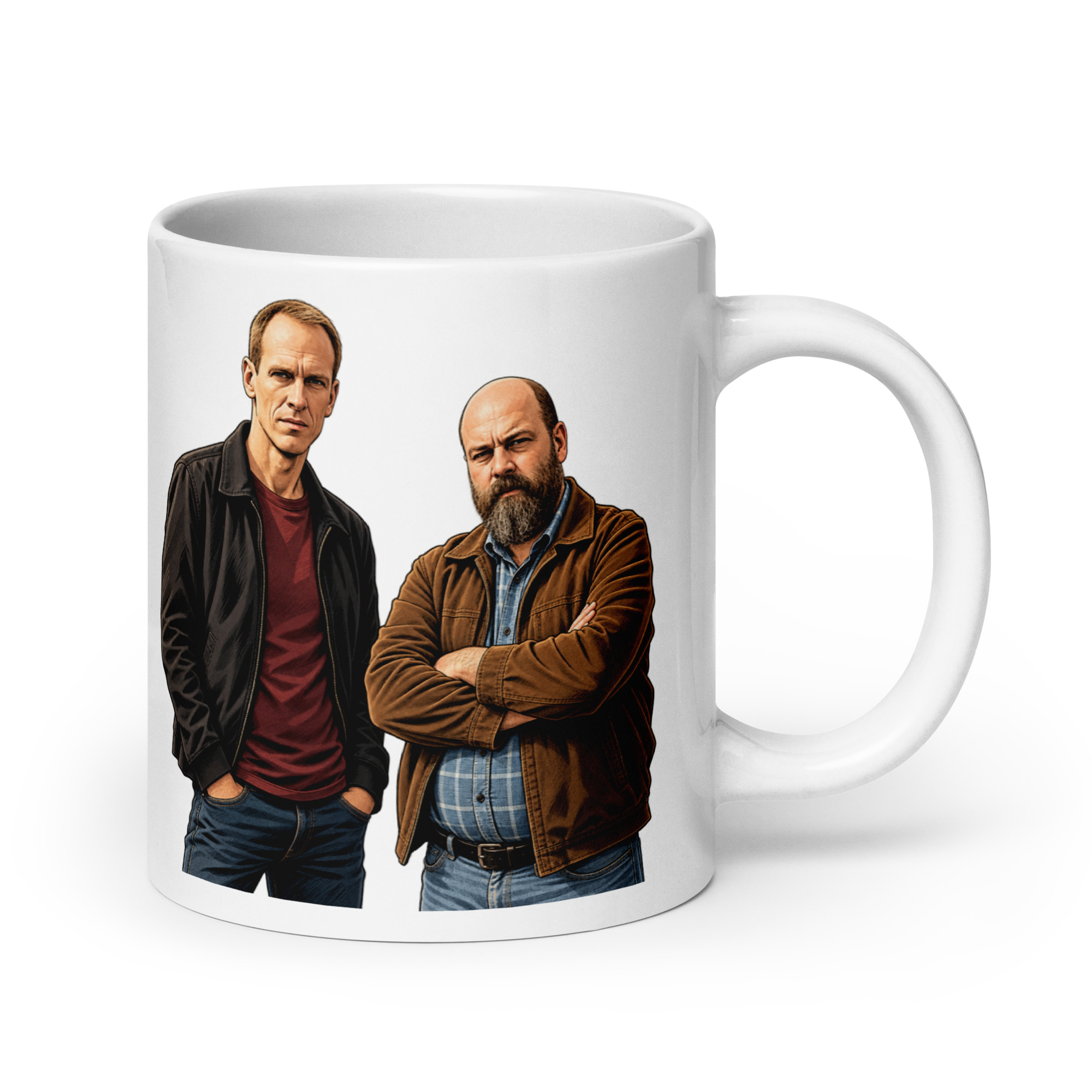 K13-Tasse mit Lars und Alex (Motiv 1), groß – Bild 2